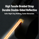 Dual Head Retractable Dog Leash 2 in 1 Double Traction Rope Automatic For Small Medium Dogs