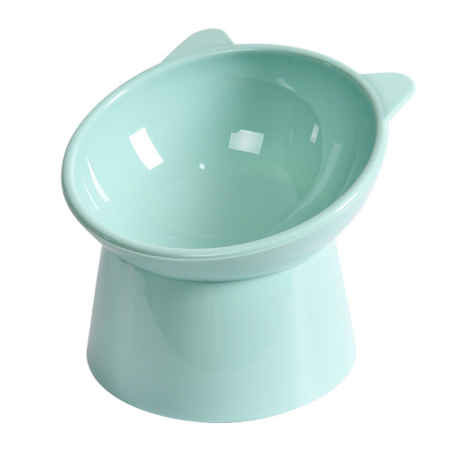 Tilted Elevated Pet Bowl, Cervical Protection Anti-Tipping Cat Food Bowl High Foot Feeding Bowl for Cats Small Dogs