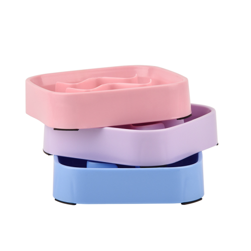 Slow Feeder Pet Bowl Anti-Choke Slow Eating Bowl for Cats Puppies Small Medium Dogs