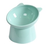 Tilted Elevated Pet Bowl, Cervical Protection Anti-Tipping Cat Food Bowl High Foot Feeding Bowl for Cats Small Dogs