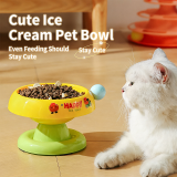 Cute Stainless Steel Pet Bowl Anti-Tipping Neck Protection Cat Food Bowl Durable Feeding Bowl for Cats Dogs