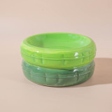 Elevated Ceramic Cat Bowl, High Foot Pet Food Water Bowl Durable Feeding Basin for Cats Small Dogs