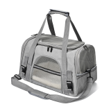 Foldable Transparent Pet Carrier, Portable Outdoor Handbag Single Shoulder Crossbody Bag, Breathable Travel Bag for Cats Dogs