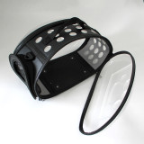 Foldable Transparent Pet Crossbody Bag, Breathable Large Capacity Cat Carrier, Portable Outdoor Travel Backpack for Cats Dogs