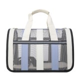 Foldable Pet Handbag, Large Space Outdoor Travel Bag, Mesh Breathable Portable Carrier for Cats Small Dogs