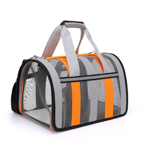 Foldable Pet Travel Bag, Wholesale Breathable Single Shoulder Crossbody Dog Bag, Large Capacity Portable Outdoor Cat Carrier