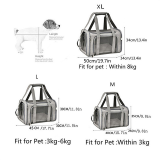 Breathable Pet Carrier Bag, Portable Outdoor Travel Handbag, Carrying Bag for Small Dogs Cats