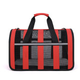 Foldable Pet Handbag, Large Space Outdoor Travel Bag, Mesh Breathable Portable Carrier for Cats Small Dogs