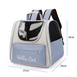 Large Capacity Space Capsule Cat Bag, Portable Outdoor Pet Backpack, Zipper Travel Carrier for Cats Dogs