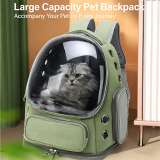 Breathable Space Capsule Pet Backpack, Panoramic Sightseeing Cat Bag, Large Space Portable Outdoor Pet Carrier