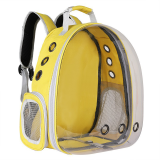 Transparent Space Capsule Cat Backpack, Large Capacity Portable Outdoor Pet Bag, Breathable Double Shoulder Cat Travel Bag