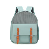 Portable Breathable Cat Backpack, Scratch Resistant Oxford Cloth Pet Bag, Foldable Outdoor Travel Pet Carrier
