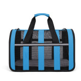 Foldable Pet Handbag, Large Space Outdoor Travel Bag, Mesh Breathable Portable Carrier for Cats Small Dogs
