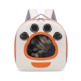 Foldable Transparent Pet Backpack, Large Space Portable Outdoor Cat Bag, Lightweight Handbag Easy Storage for Cats