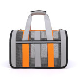 Foldable Pet Handbag, Large Space Outdoor Travel Bag, Mesh Breathable Portable Carrier for Cats Small Dogs