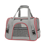 Foldable Pet Handbag, Breathable Outdoor Travel Carrier, Portable Lightweight Cat Dog Shoulder Bag for Daily Outing