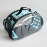 Foldable Transparent Pet Crossbody Bag, Breathable Large Capacity Cat Carrier, Portable Outdoor Travel Backpack for Cats Dogs