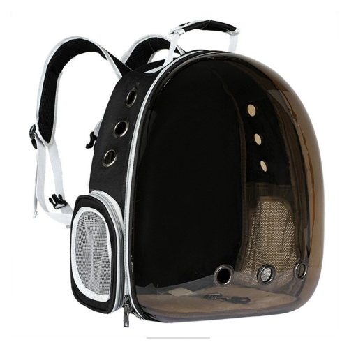 Transparent Space Capsule Cat Backpack, Large Capacity Portable Outdoor Pet Bag, Breathable Double Shoulder Cat Travel Bag