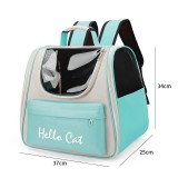 Large Capacity Space Capsule Cat Bag, Portable Outdoor Pet Backpack, Zipper Travel Carrier for Cats Dogs