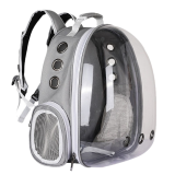 Transparent Space Capsule Cat Backpack, Large Capacity Portable Outdoor Pet Bag, Breathable Double Shoulder Cat Travel Bag