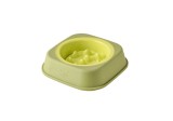 Solid Color Rim Slow Feeder Ceramic Pet Bowl With Stand, Anti-Choke Slow Eating Bowl for Cats Dogs