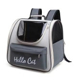 Portable Breathable Cat Backpack, Scratch Resistant Oxford Cloth Pet Bag, Foldable Outdoor Travel Pet Carrier