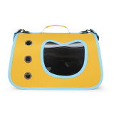 Portable Pet Travel Bag, Side Opening Single Shoulder Crossbody Bag, Breathable Large Capacity Carrier for Cats Small Dogs
