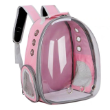 Transparent Space Capsule Cat Backpack, Large Capacity Portable Outdoor Pet Bag, Breathable Double Shoulder Cat Travel Bag