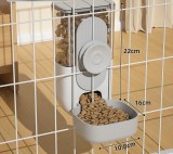 Hanging Pet Water Dispenser, Automatic Dog Cat Drinking Feeder, Cage Mounted Water Bottle Hanging Feeding Pet Supplies