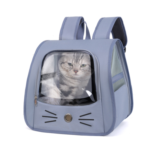 Portable Lightweight Cat Backpack, Breathable Anti-anxiety Pet Carrier, Large Space Double Shoulder Outdoor Pet Travel Bag