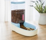 Pet Automatic Feeding & Drinking Bowl, Dog Cat Bowl Combination with Grain Storage Barrel, Auto Feeder Waterer for Pets