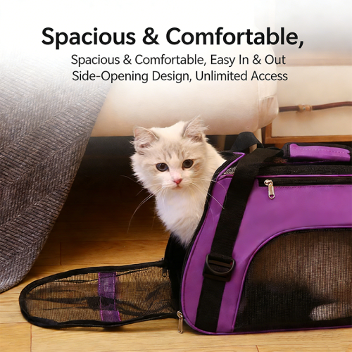 Foldable Pet Crossbody Bag, Outdoor Portable Travel Backpack, Multifunctional Pet Carrying Pouch