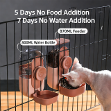 Hanging Pet Water Dispenser, Automatic Dog Cat Drinking Feeder, Cage Mounted Water Bottle Hanging Feeding Pet Supplies