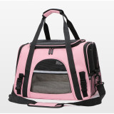 Breathable Pet Travel Handbag, Foldable Car Use Pet Bag, Lightweight Outdoor Carrier for Cats Small Dogs