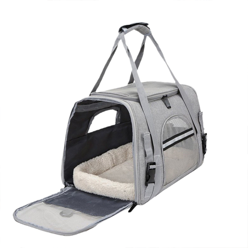 Breathable Pet Travel Handbag, Foldable Car Use Pet Bag, Lightweight Outdoor Carrier for Cats Small Dogs