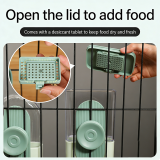 Hanging Pet Water Dispenser, Automatic Dog Cat Drinking Feeder, Cage Mounted Water Bottle Hanging Feeding Pet Supplies