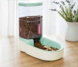 Pet Automatic Feeding & Drinking Bowl, Dog Cat Bowl Combination with Grain Storage Barrel, Auto Feeder Waterer for Pets
