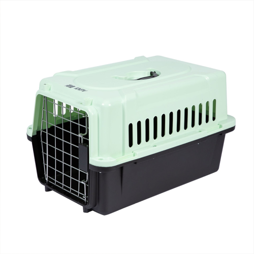  Large Size Pet Airline Carrier, Portable Cat Dog Travel Cage, Air Approved Transport Kennel for Shipping Consignment