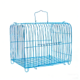 S Size Small Pet Cage, Half Round Pillow Bird Cage, Transport Cage for Rabbit Quail Parrot, Factory Spot Supply Stackable Cage