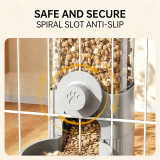 Cage Hanging Pet Water Feeder, Automatic Cat Dog Water Bowl, Hanging Drinking Feeding Bowl for Pet Cage