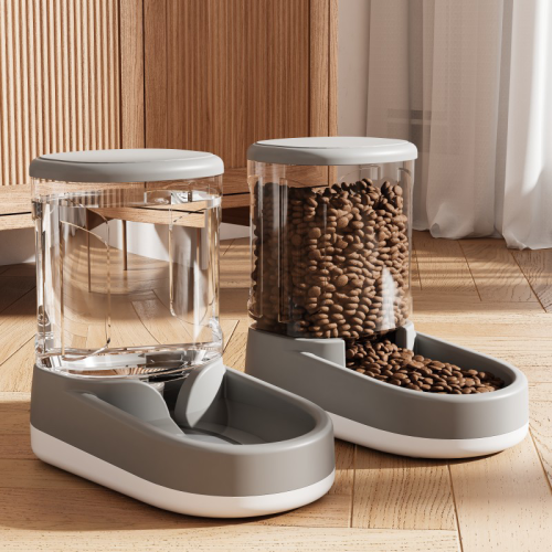 Unplugged Pet Water Fountain, Auto Cat Dog Drinking Feeder, Circulating Flowing Water Pet Water Bottle for Indoor Use