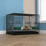 Extra Large Indoor Rabbit Cage, Bunny Guinea Pig Chinchilla Cage with Toilet, Home Pet Hutch for Small Animals