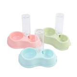 Pet Feeder Water Dispenser, Automatic Drinking Bottle Double Bowl, Cat Food Water Bowl Daily Pet Supplies