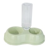 Pet Feeder Water Dispenser, Automatic Drinking Bottle Double Bowl, Cat Food Water Bowl Daily Pet Supplies