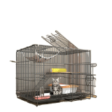  Foldable Large Cat Cage Indoor Cat Villa, Cat House with Litter Box, Spacious Pet Cat Crate for Living Room Home Use