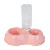 Pet Feeder Water Dispenser, Automatic Drinking Bottle Double Bowl, Cat Food Water Bowl Daily Pet Supplies