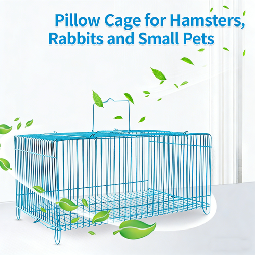 S Size Small Pet Cage, Half Round Pillow Bird Cage, Transport Cage for Rabbit Quail Parrot, Factory Spot Supply Stackable Cage