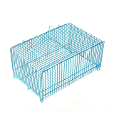 S Size Small Pet Cage, Half Round Pillow Bird Cage, Transport Cage for Rabbit Quail Parrot, Factory Spot Supply Stackable Cage