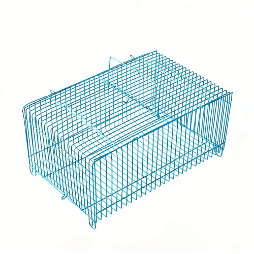 S Size Small Pet Cage, Half Round Pillow Bird Cage, Transport Cage for Rabbit Quail Parrot, Factory Spot Supply Stackable Cage