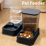 Automatic Pet Feeder Water Bowl, Cat Dog Drinking Feeding Bowl, Multi-functional Pet Daily Supplies
